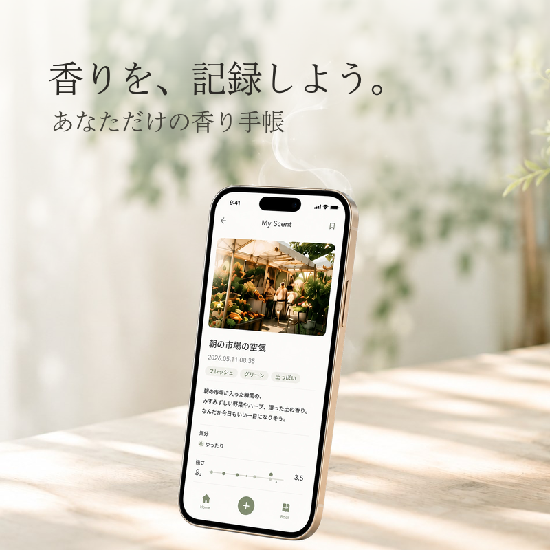 SmelList — 感じた香りを言葉と写真で残す香り手帳アプリ